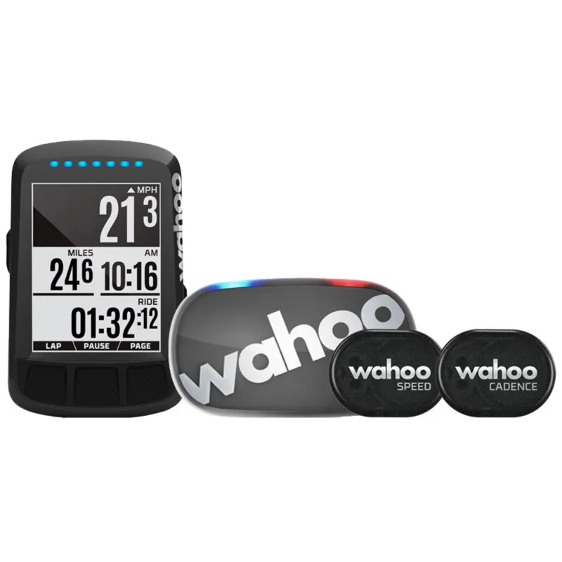 Wahoo Element Bolt Cycling GPS Computer Stealth Bundle